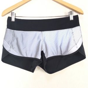 Lululemon Speed Short Special Edition‎ SE Reflective Black Women’s Sz 6